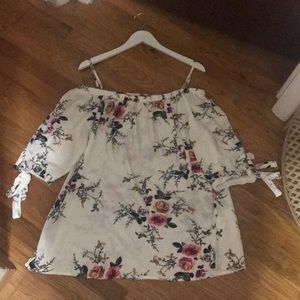 floral print blouse